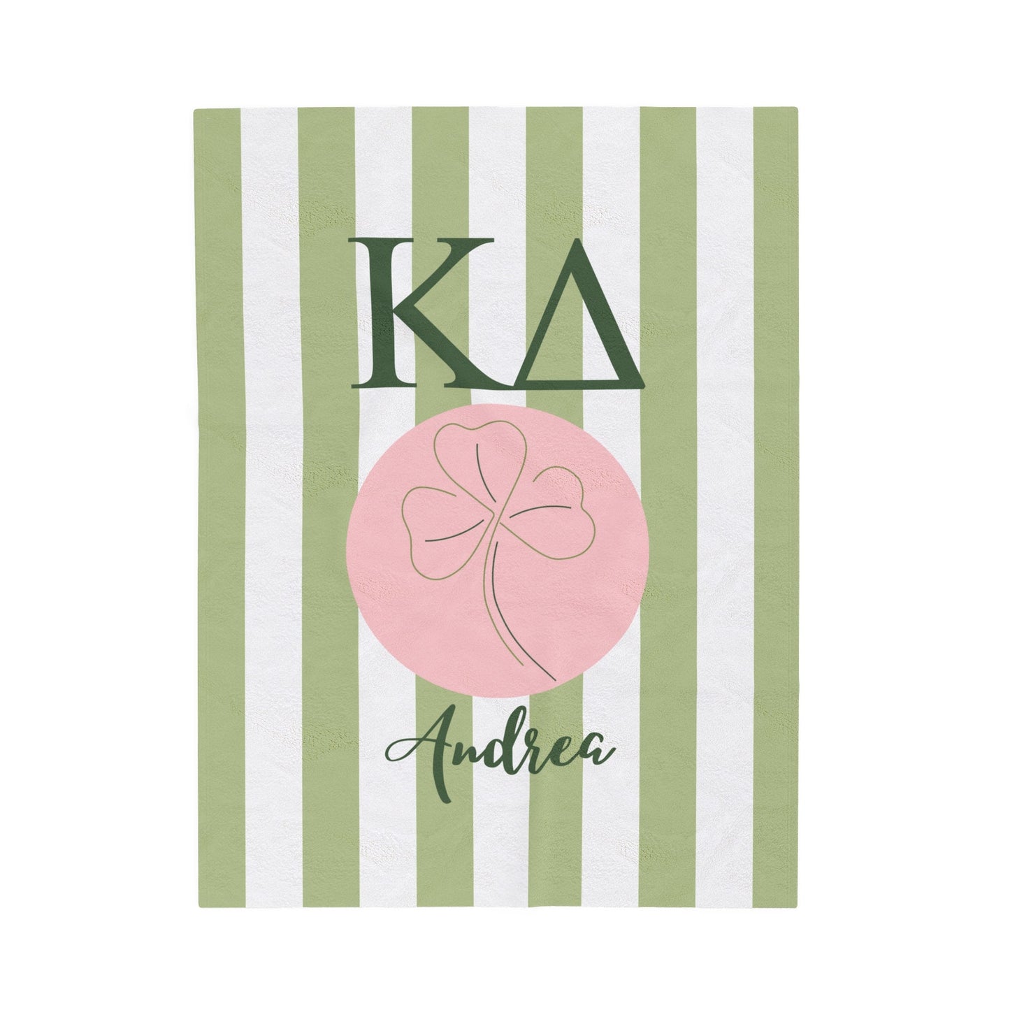 Personalized Kappa Delta Sorority Blanket