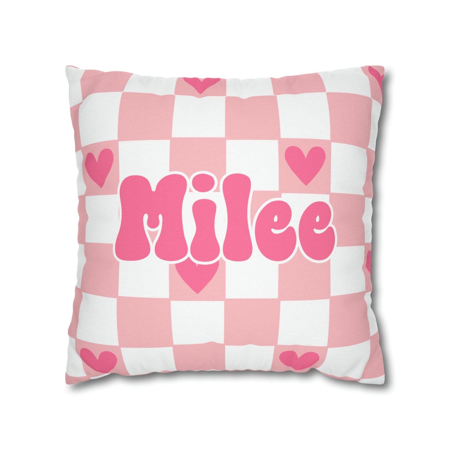 Personalized Preppy Throw Pillow Cover