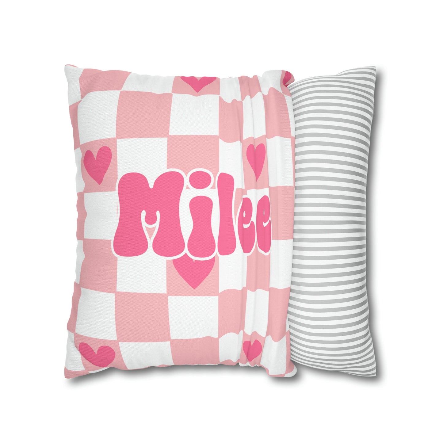 Personalized Preppy Throw Pillow Cover