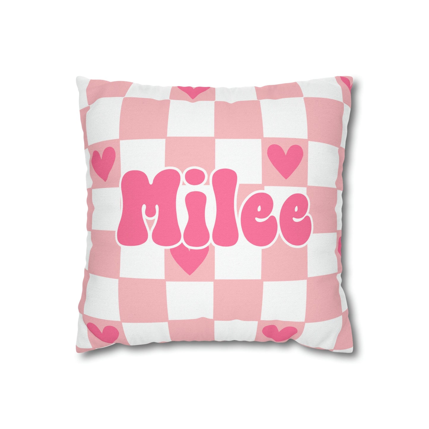 Personalized Preppy Throw Pillow Cover