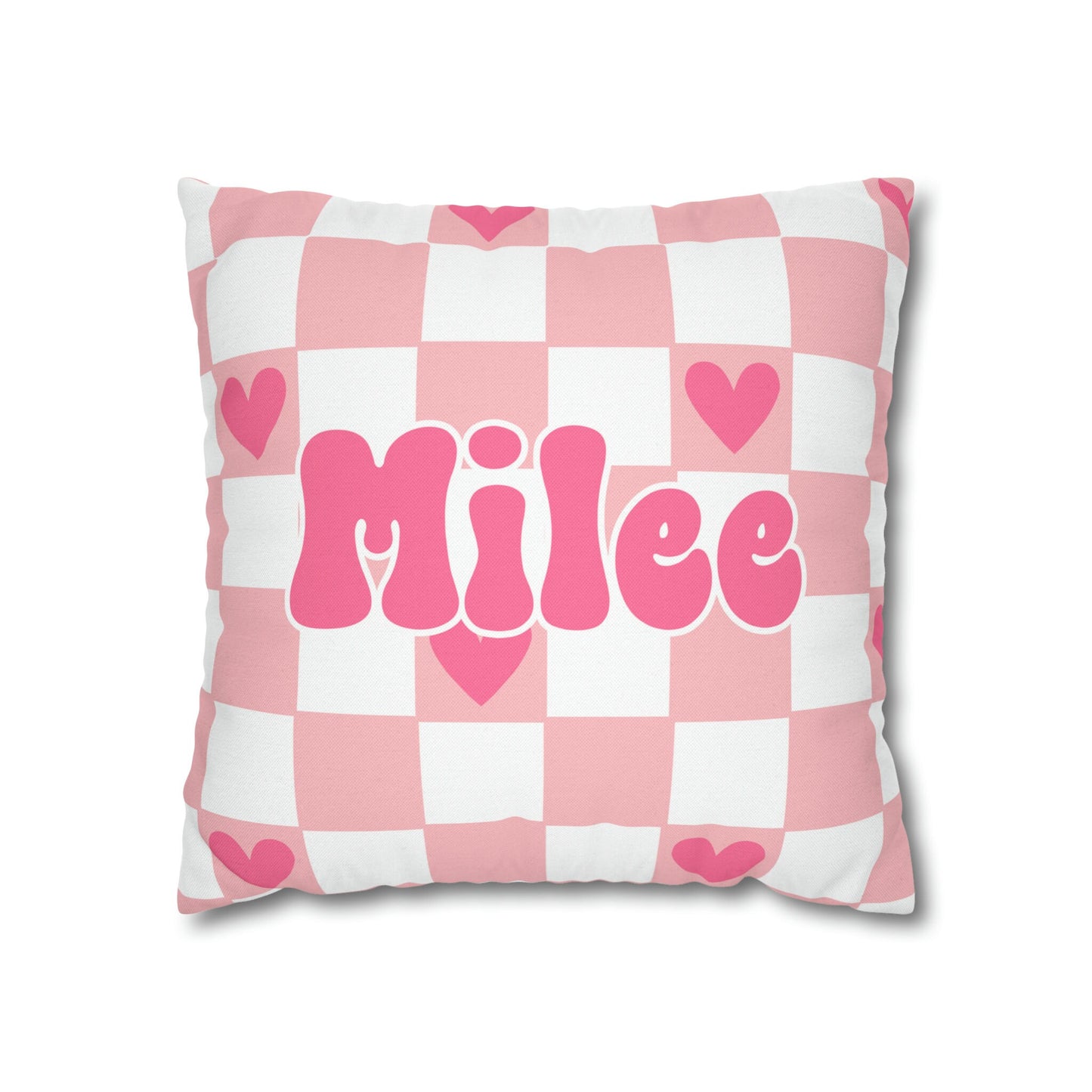 Personalized Preppy Throw Pillow Cover