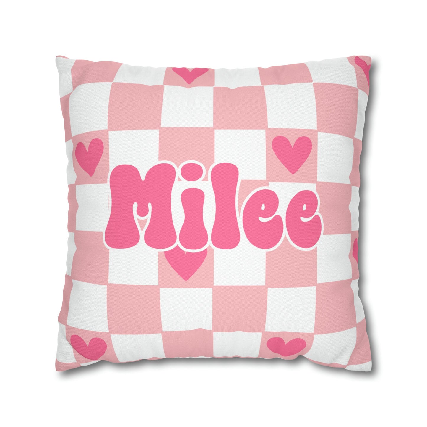 Personalized Preppy Throw Pillow Cover