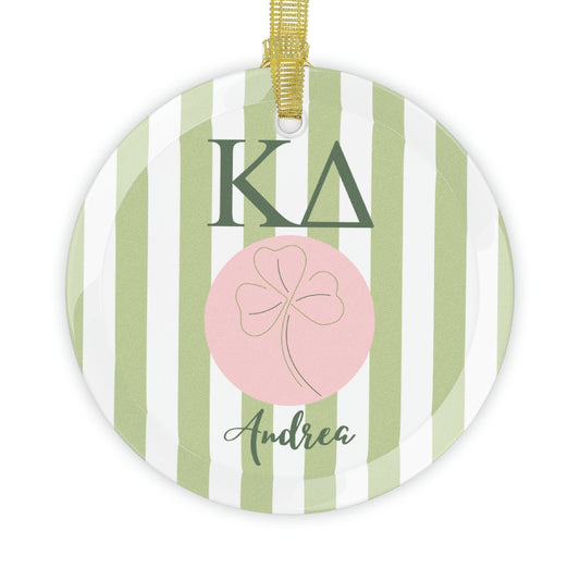 Personalized Kappa Delta Ornament