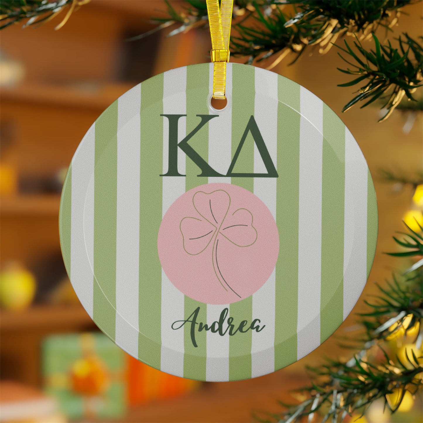 Personalized Kappa Delta Ornament