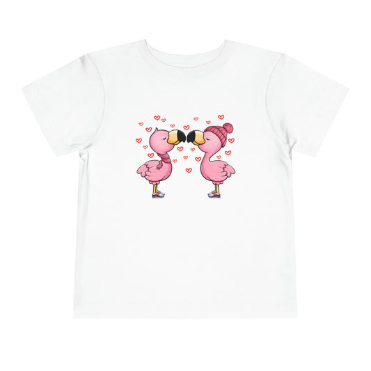 Flamingo Valentine Toddler T-shirt