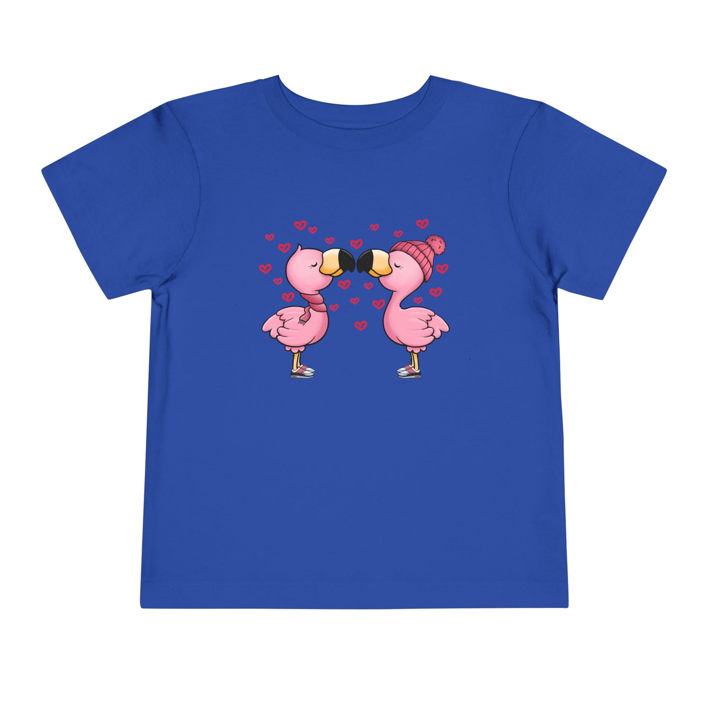 Flamingo Valentine Toddler T-shirt