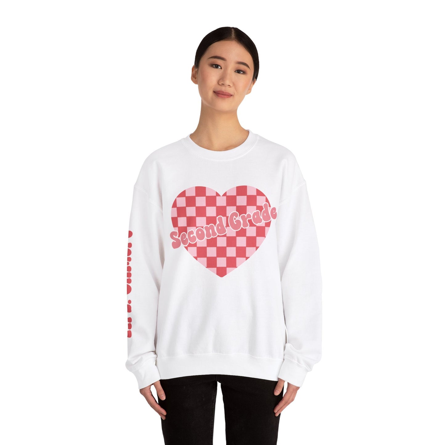 Personalized Teacher Valentine Sweatshirt