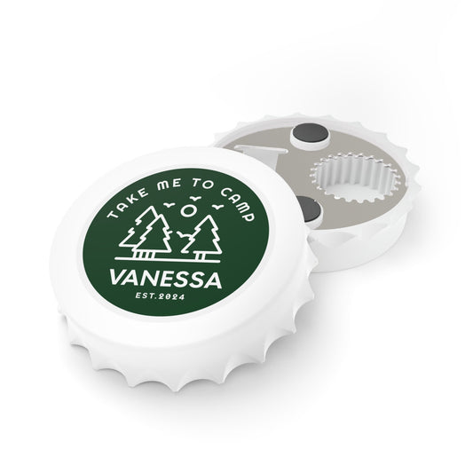 Personalized Camp Bachelorette Bottle Opener