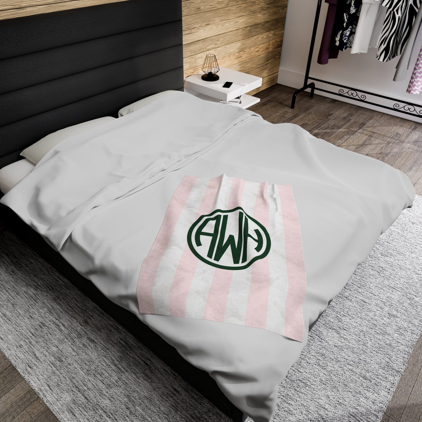 Personalized Monogram Blanket