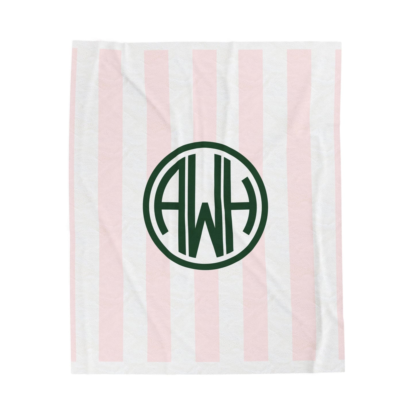 Personalized Monogram Blanket