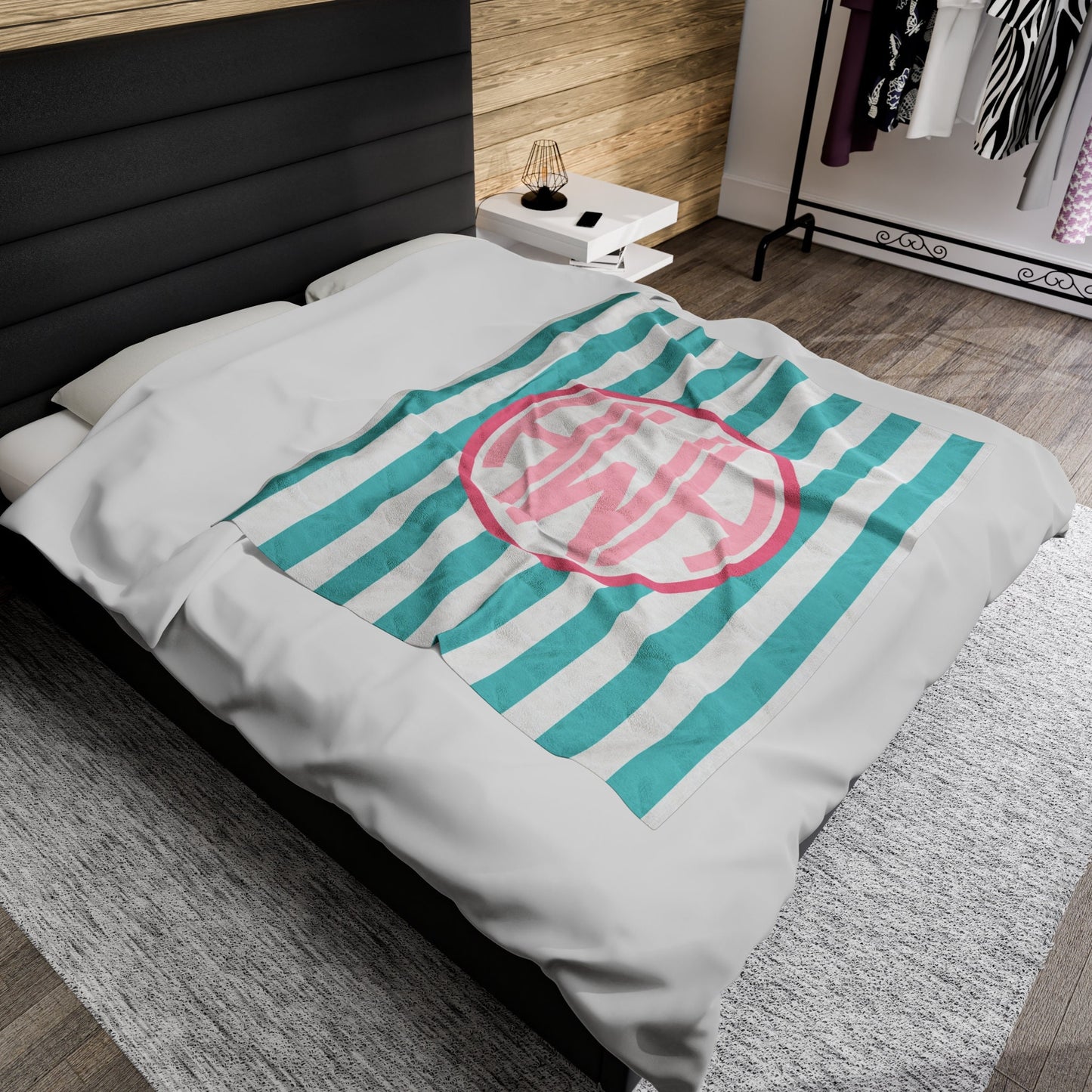 Personalized Monogram Blanket