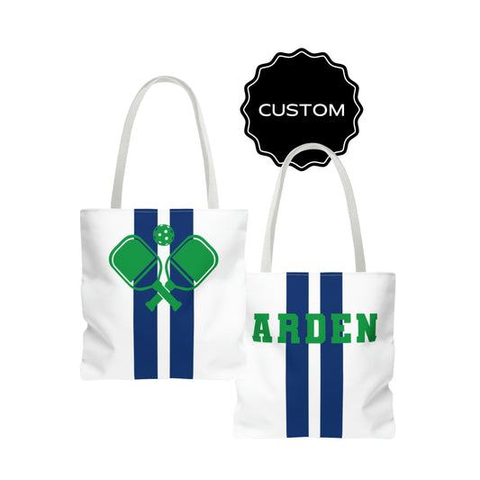 Personalized Pickelball Tote Bag