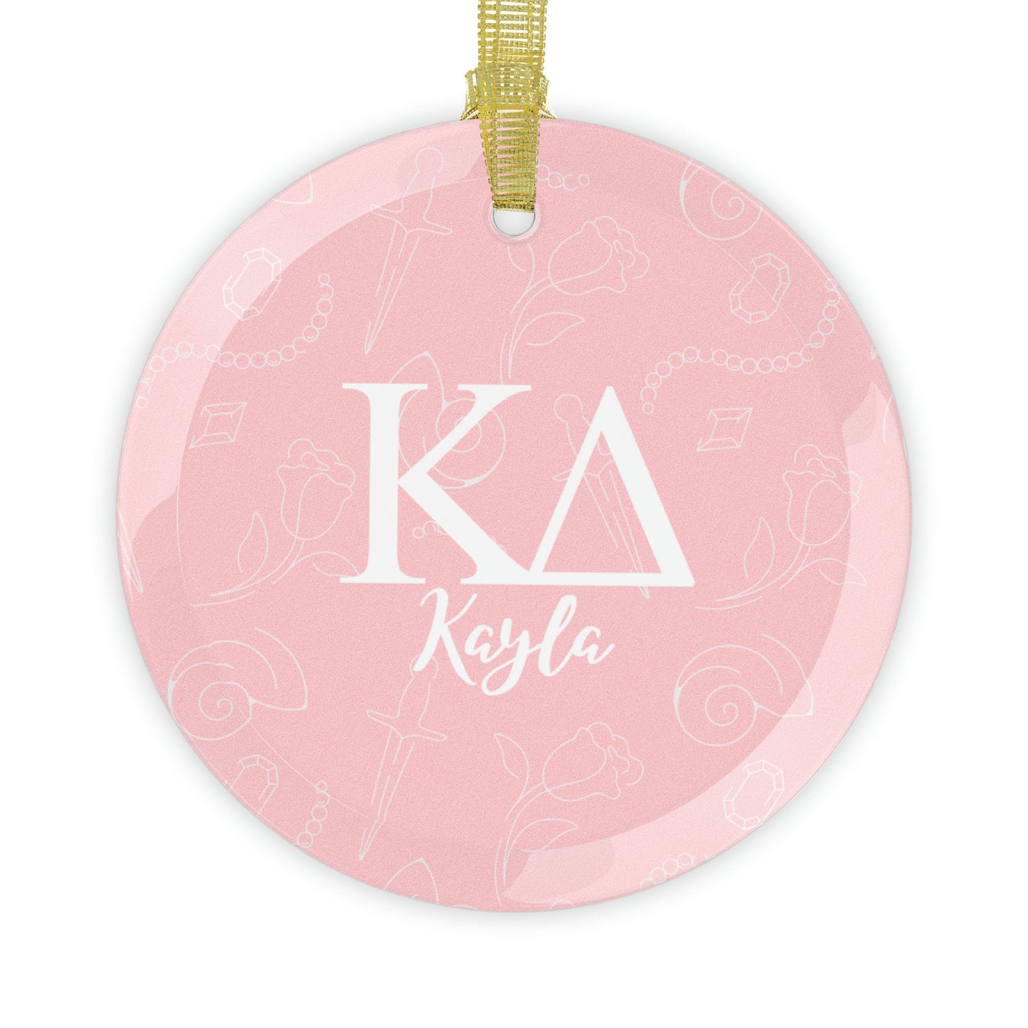 Personalized Kappa Delta Ornament