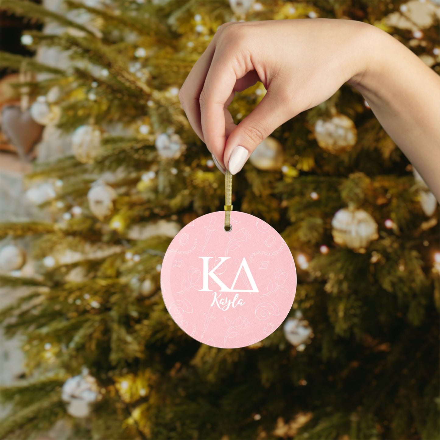 Personalized Kappa Delta Ornament