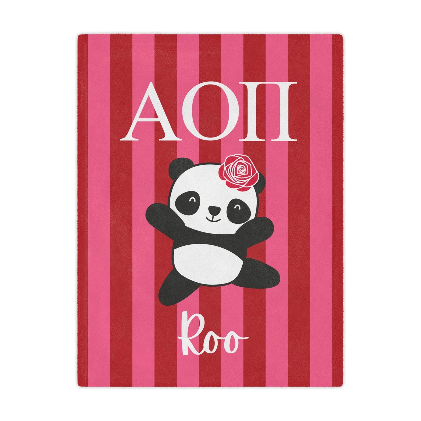 Personalized Alpha Omicron Pi Blanket