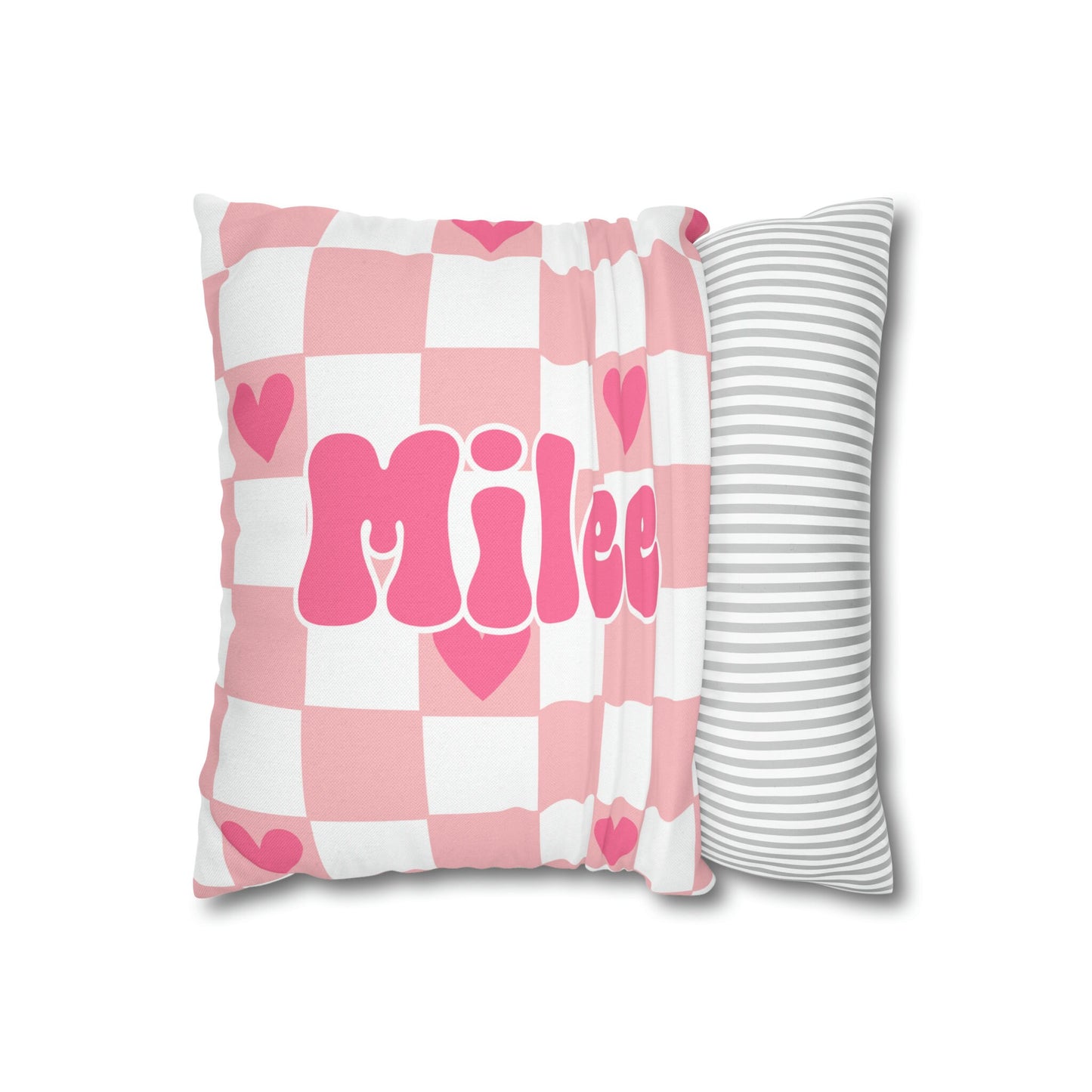 Personalized Preppy Throw Pillow Cover