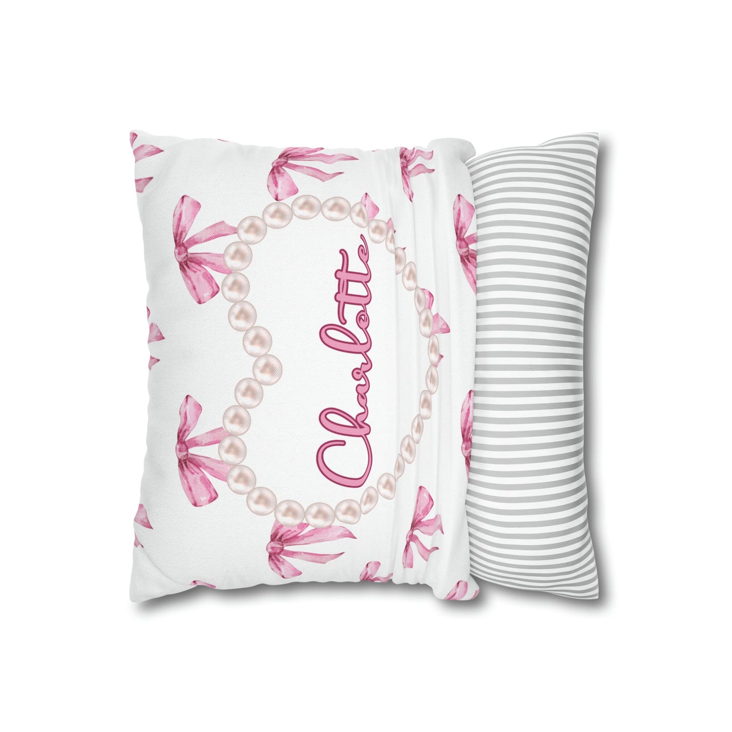 Personalized Coquette Pillow Cover