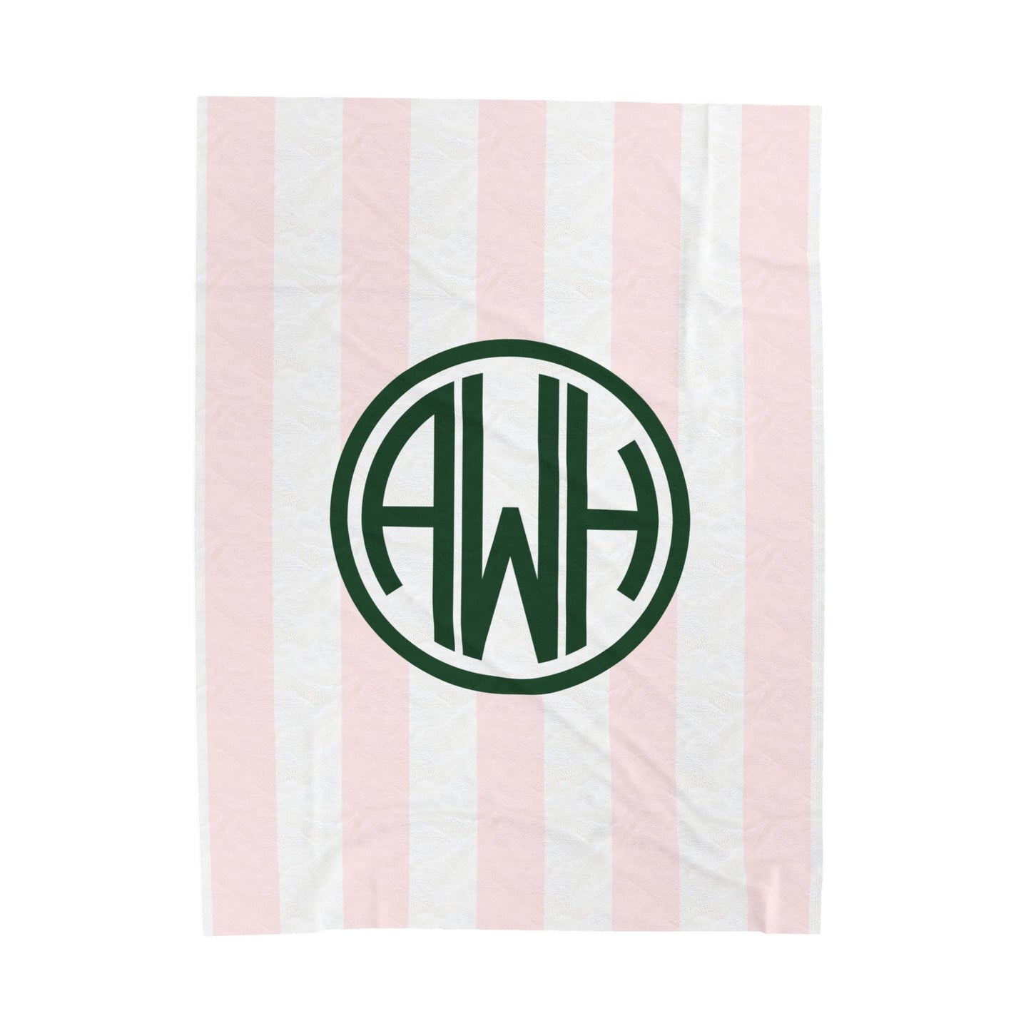 Personalized Monogram Blanket