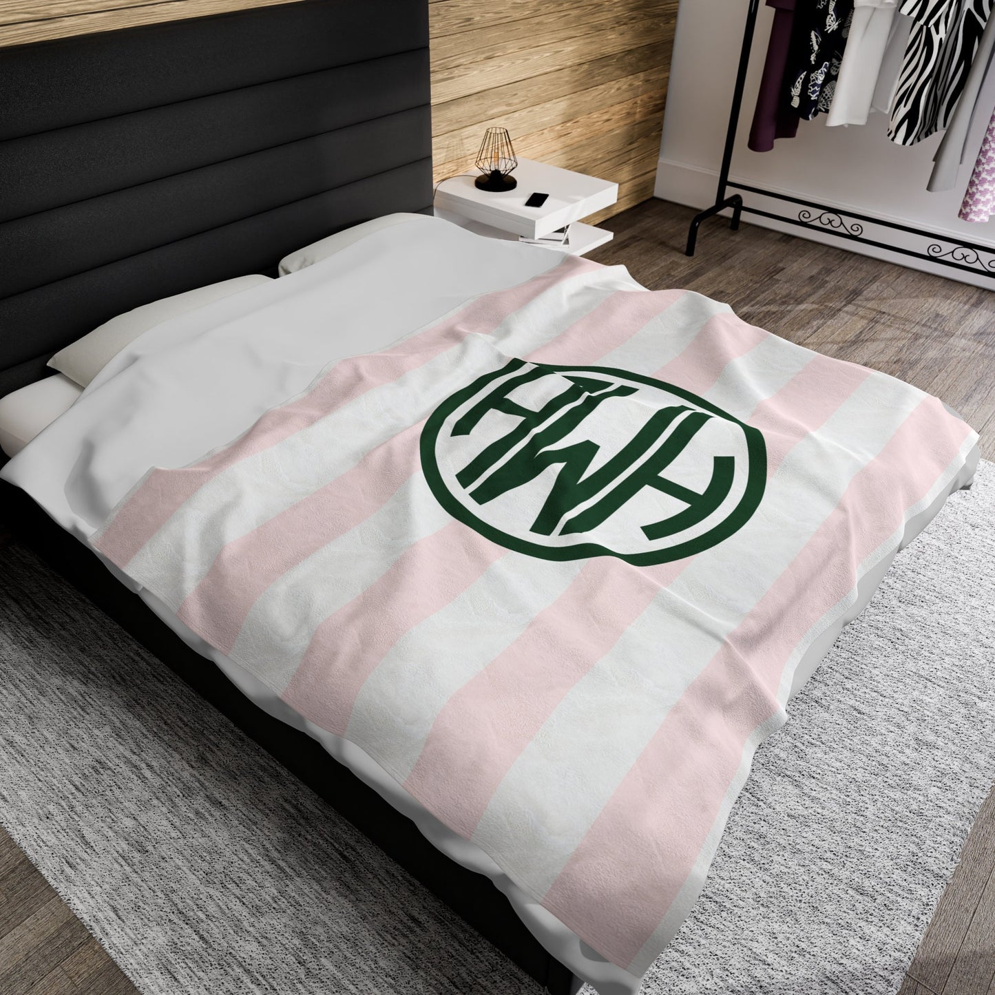 Personalized Monogram Blanket