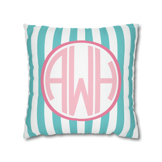 Personalized Monogram Pillow Cover