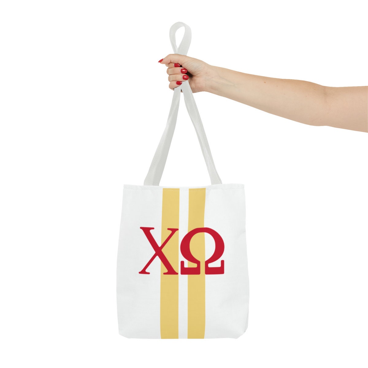 Personalized Chi Omega Tote Bag