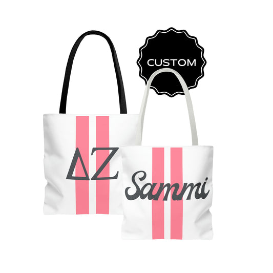 Personalized Delta Zeta Tote Bag