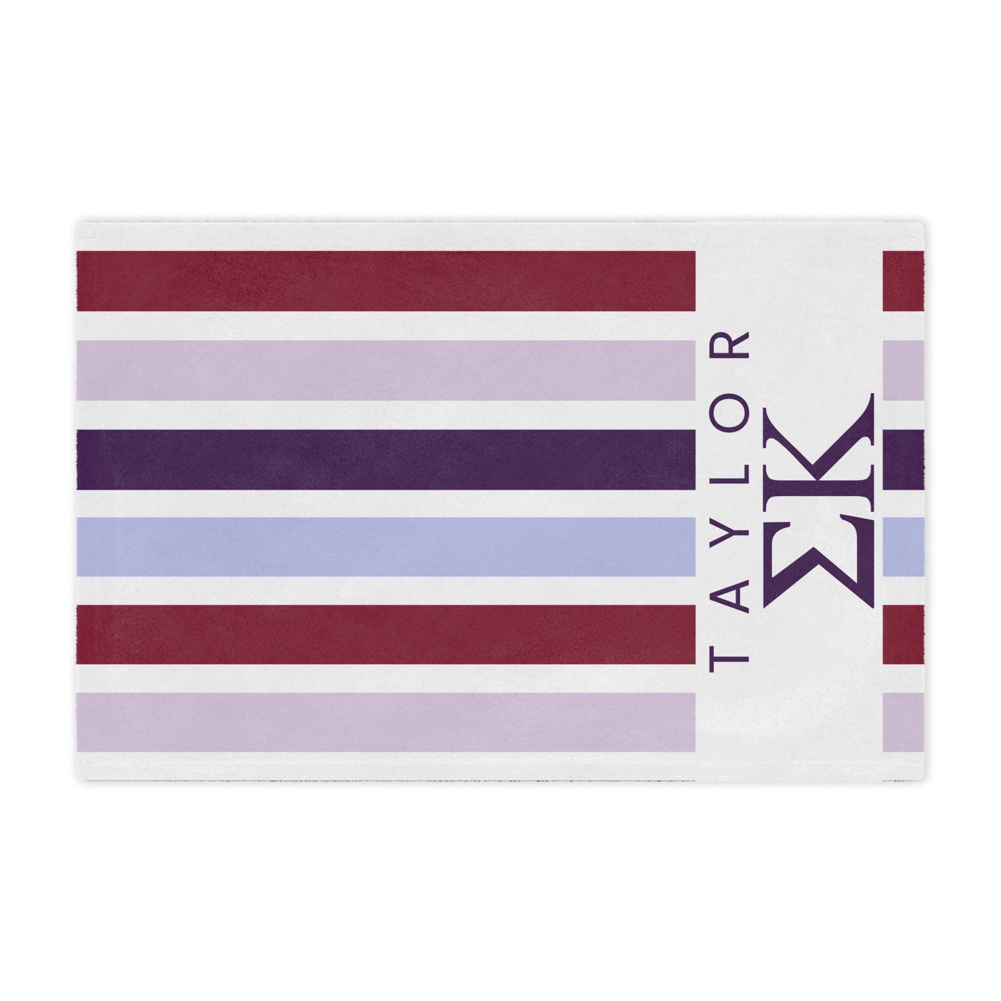 Personalized Sigma Kappa Microfiber Blanket