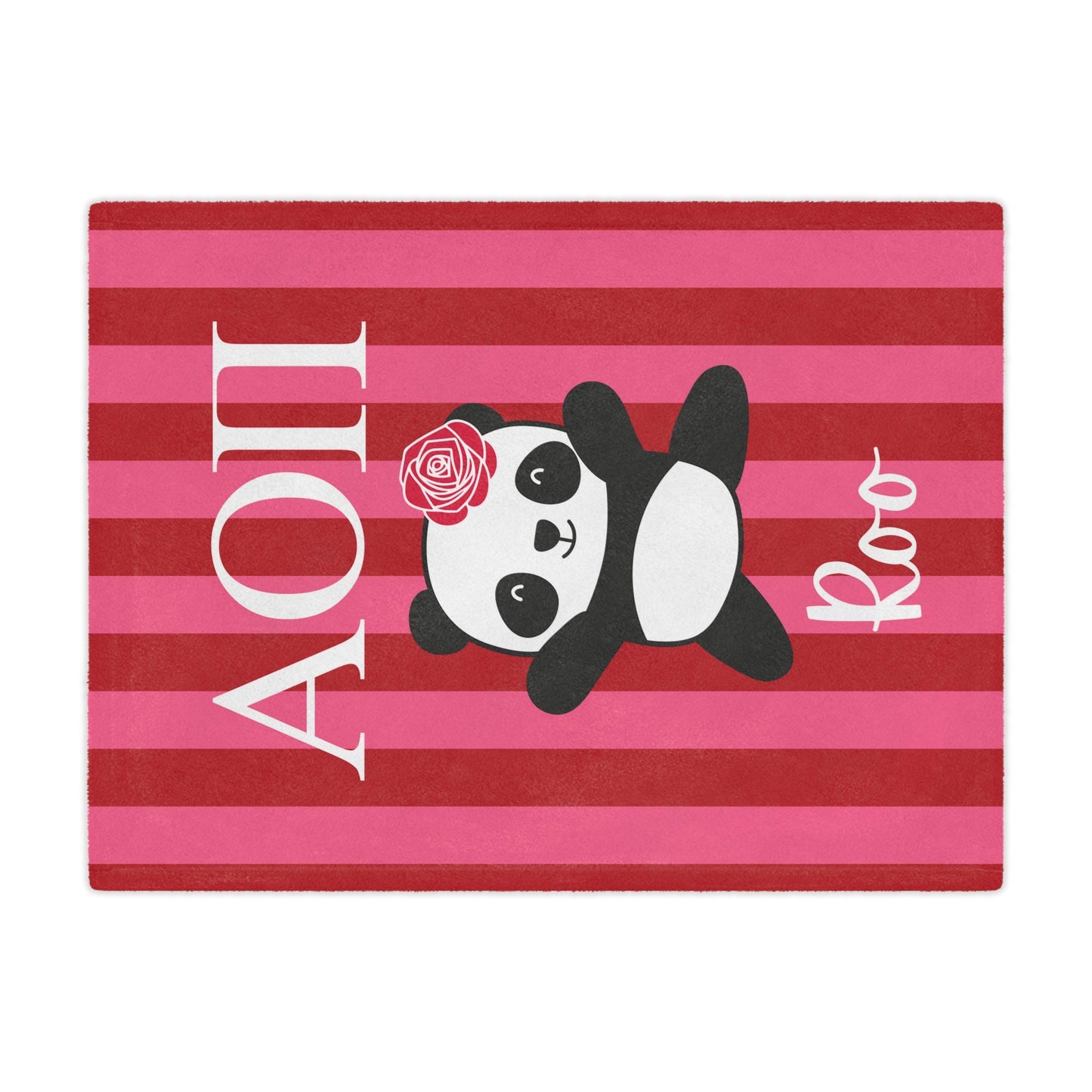 Personalized Alpha Omicron Pi Blanket