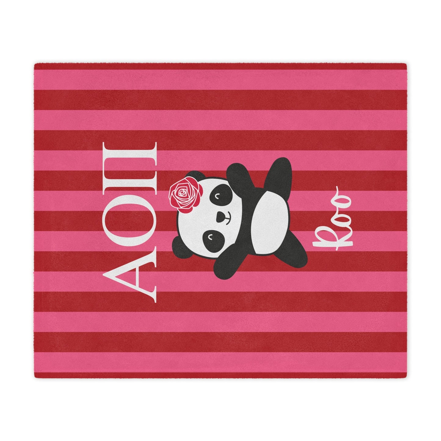 Personalized Alpha Omicron Pi Blanket