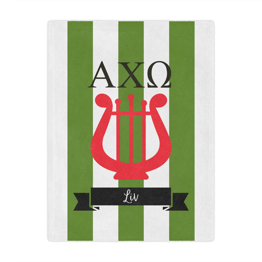 Personalized Alpha Chi Omega Blanket