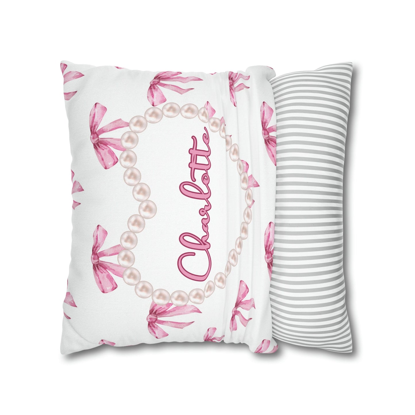 Personalized Coquette Pillow Cover