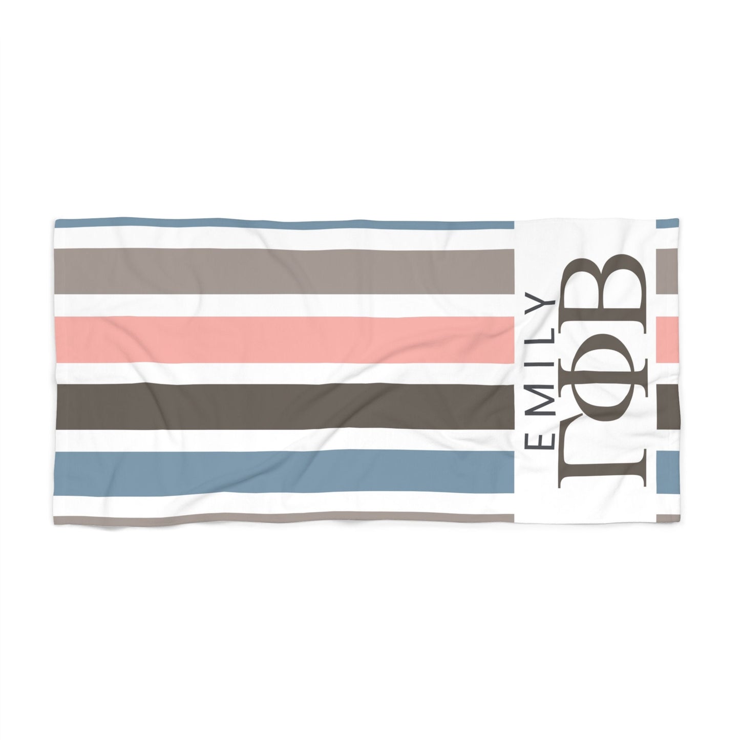 Personalized Gamma Phi Beta Sorority Beach Towel