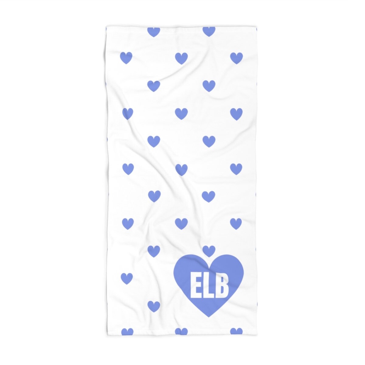 Personalized Monogram Beach Towel