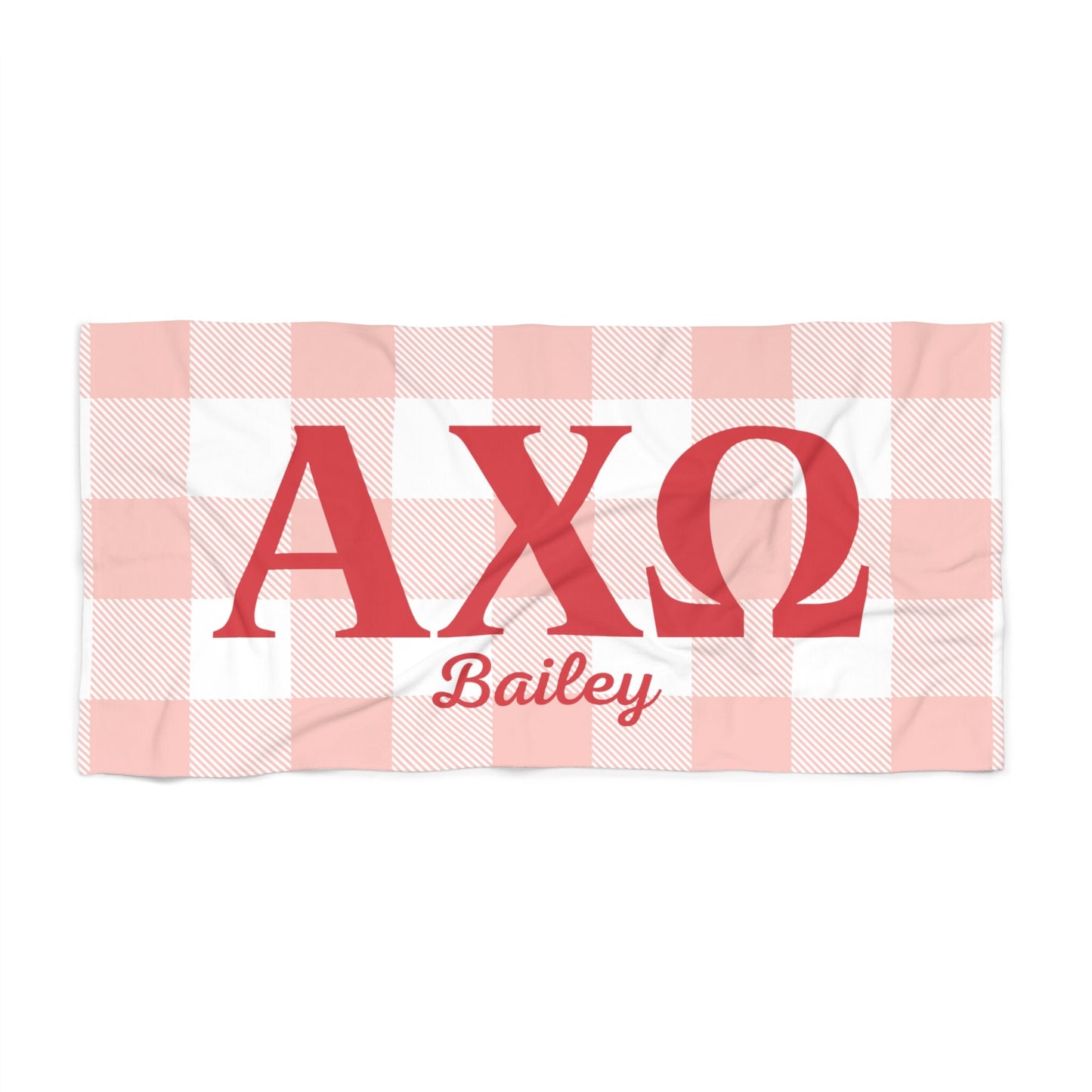 Alpha Chi Omega Beach Towel