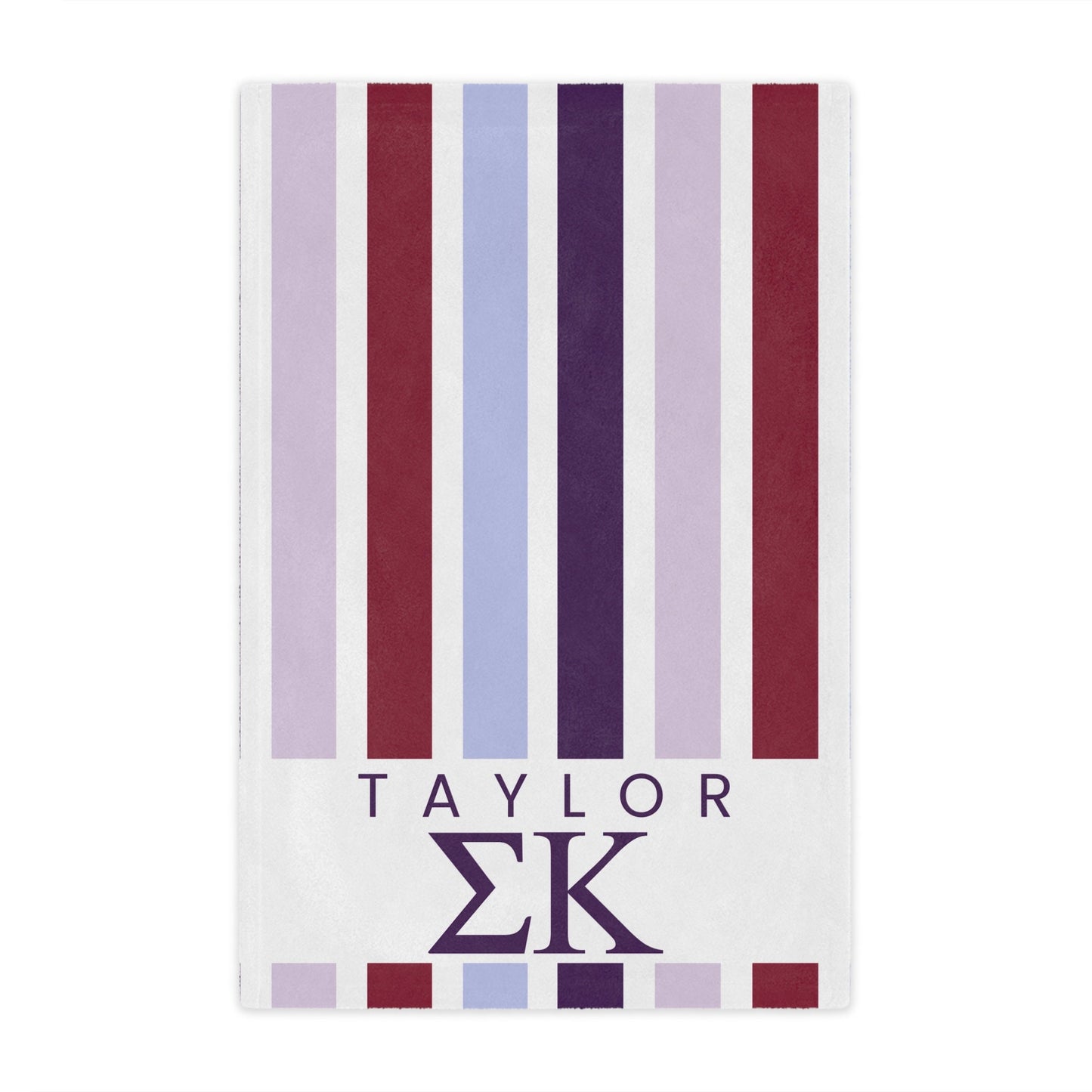 Personalized Sigma Kappa Microfiber Blanket