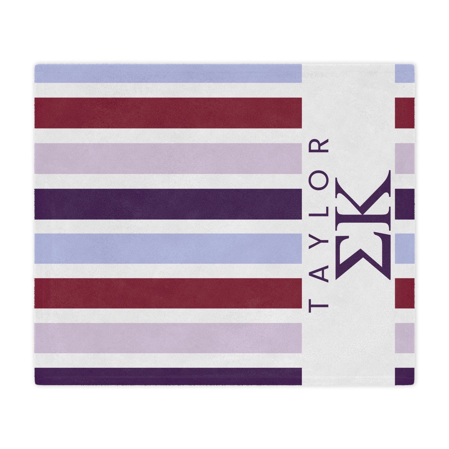 Personalized Sigma Kappa Microfiber Blanket