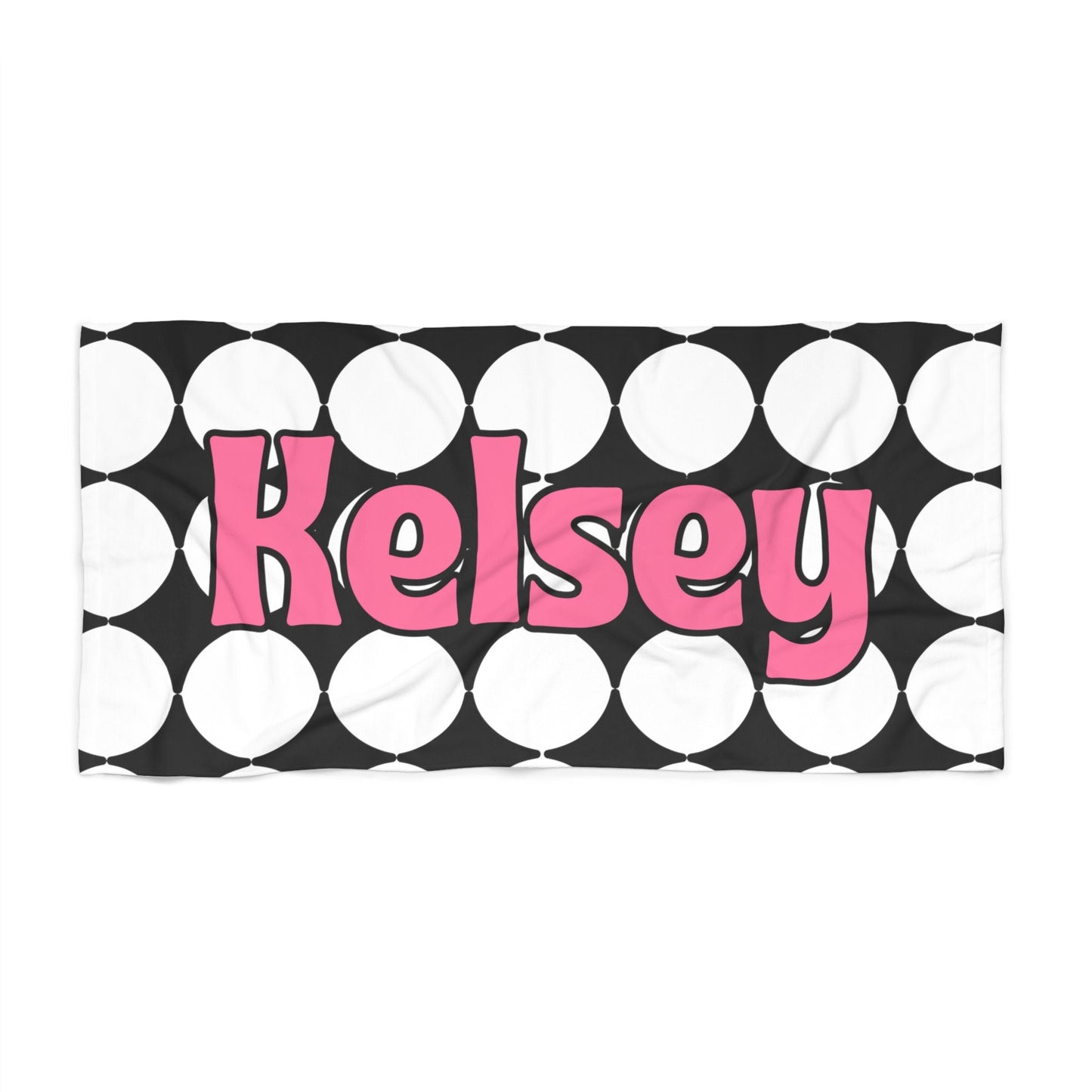 Personalized Retro Beach Towel