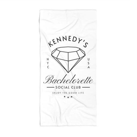 Personalized Bachelorette Beach Towel