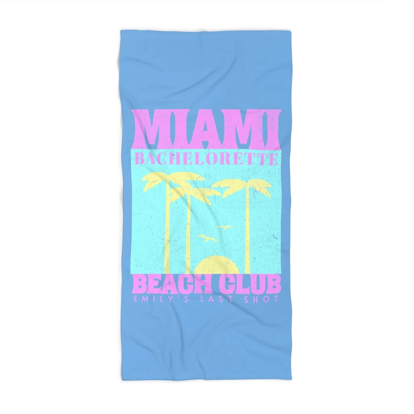 Miami bachelorette, tulum bachelorette beach towels, miami beach towel, florida bachelorette, bachelorette party favors, miami beach towel