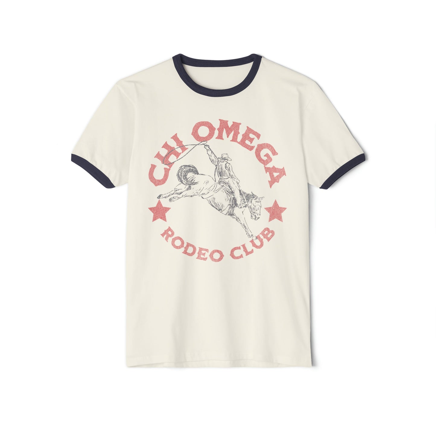 Chi Omega Ringer T-shirt