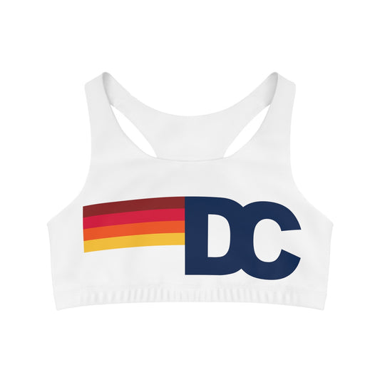 Personalized Retro Initial Sports Bra