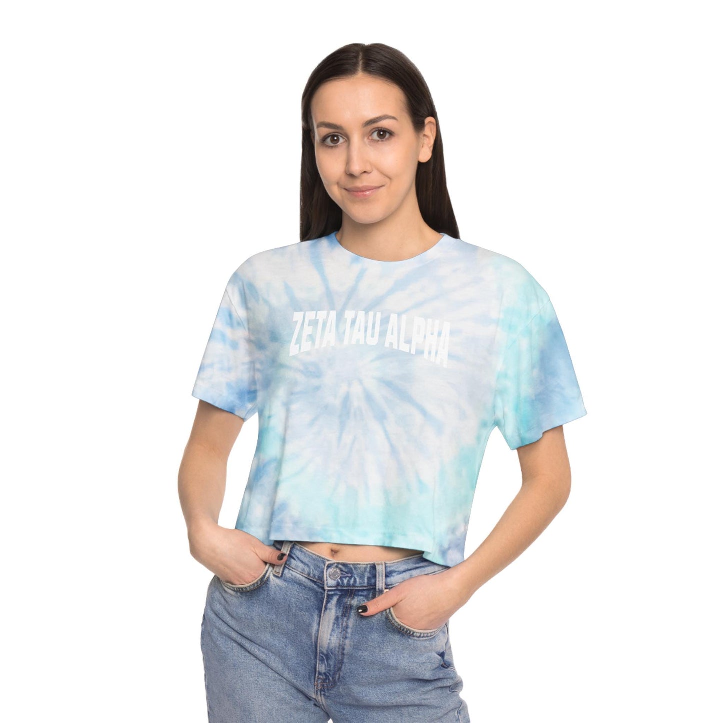 Zeta Tau Alpha Crop Top Tee