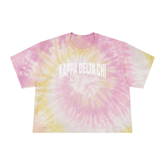 Kappa Delta Chi Tie-Dye Crop Top Tee