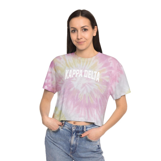 Kappa Delta Tie-Dye Crop Top Tee