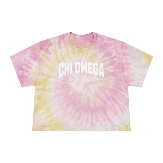 Chi Omega Crop Top Tee