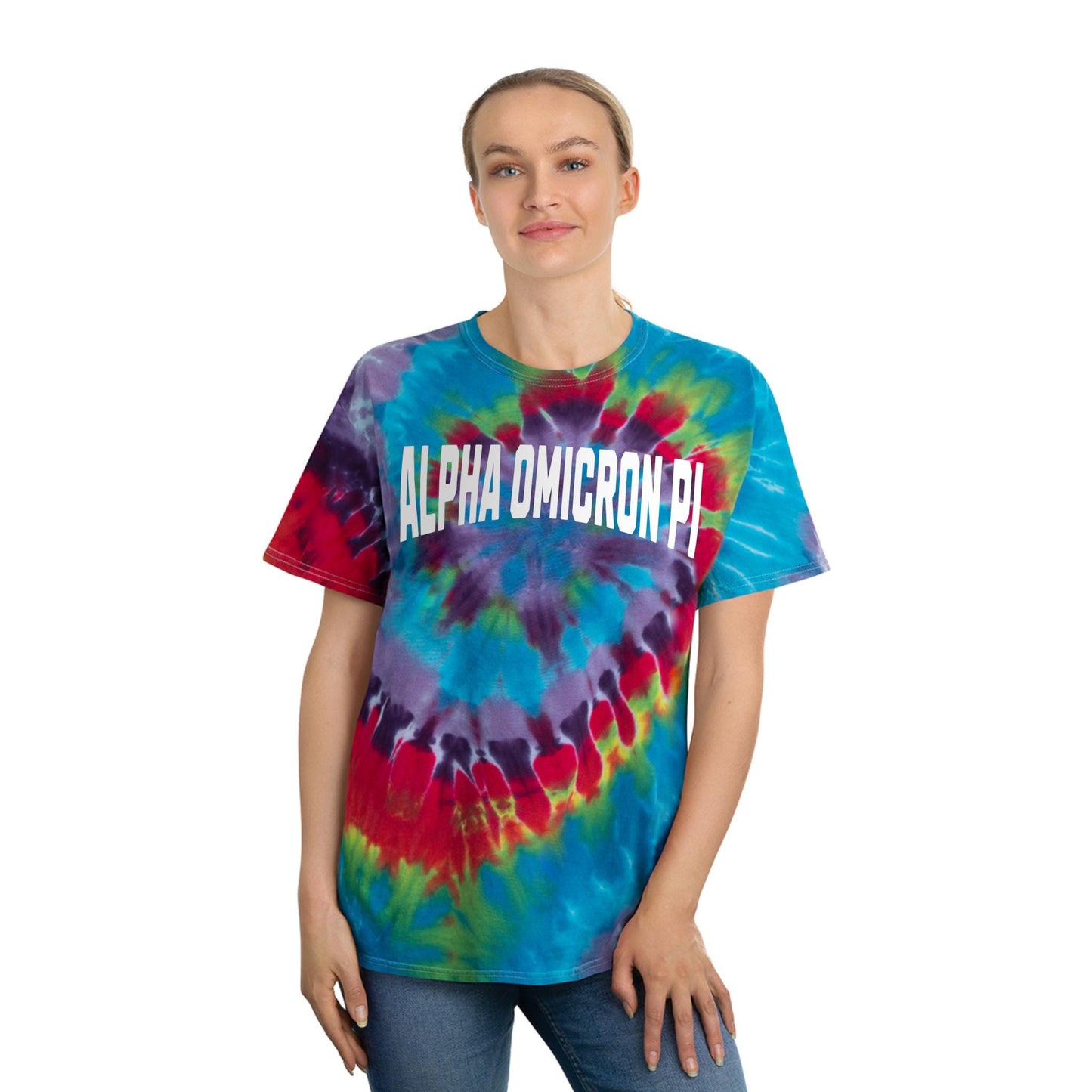 Alpha Omicron Pi Tie Dye T-shirt