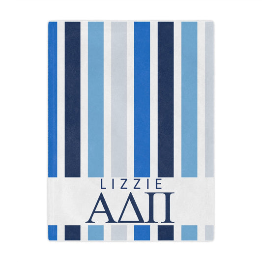 Personalized Alpha Delta Pi blanket