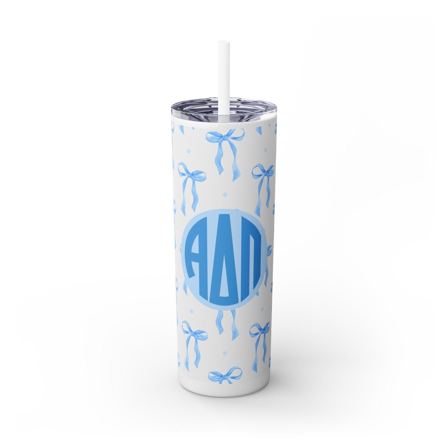 Alpha Delta Pi Skinny Tumbler