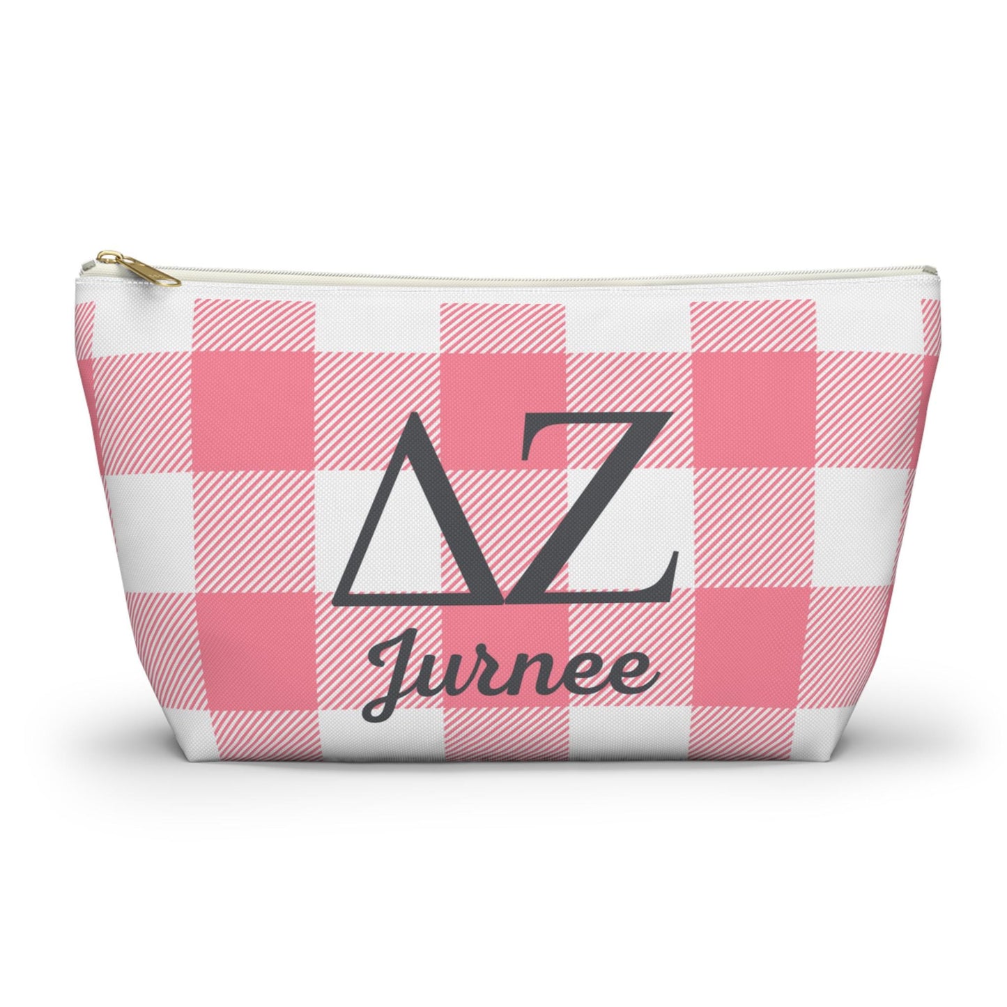 Personalized Delta Zeta Makeup Bag,