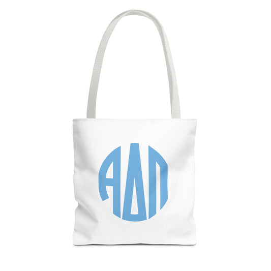 Alpha Delta Pi Monogram Tote Bag